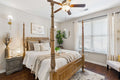 Traditional Queen-size Wooden Canopy Bed